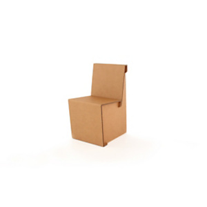 Linea in cartone EcoDesign Sedia conferenza Baobab in cartone, cm 46 x 61 x 86 h, Avana Linea in cartone EcoDesign Sedia conferenza Baobab in cartone, cm 46 x 61 x 86 h, Avana