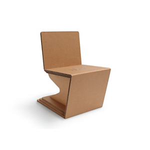 Linea in cartone EcoDesign Sedia a strati Narciso in cartone, cm 48 x 60 x 77 h, Avana Linea in cartone EcoDesign Sedia a strati Narciso in cartone, cm 48 x 60 x 77 h, Avana