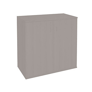 Linea Meeting Armadio basso con ante battenti, 90 x 45 x 90/93 cm, Grigio Linea Meeting Armadio basso con ante battenti, 90 x 45 x 90/93 cm, Grigio