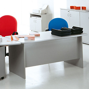 Linea Meeting Scrivania operativa, 130 x 80 x 72 cm, Grigio Linea Meeting Scrivania operativa, 130 x 80 x 72 cm, Grigio