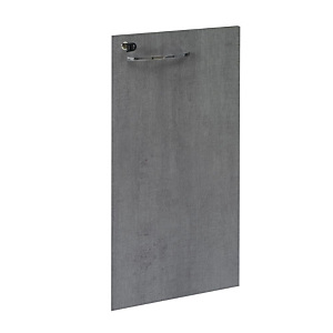 Linea Moon, Anta battente per mobile a giorno basso h.85 cm, Grigio cemento (set 2 pezzi) Linea Moon, Anta battente per mobile a giorno basso h.85 cm, Grigio cemento (set 2 pezzi)