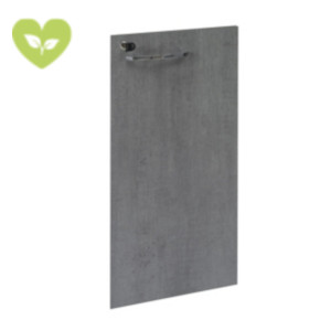 Linea Moon Coppia ante battenti per mobile a giorno medio, Altezza 125 cm, Grigio Cemento Linea Moon Coppia ante battenti per mobile a giorno medio, Altezza 125 cm, Grigio Cemento