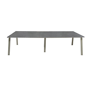 Linea Moon, Tavolo riunioni, 320 x 160 x 72 cm, Grigio cemento Linea Moon, Tavolo riunioni, 320 x 160 x 72 cm, Grigio cemento