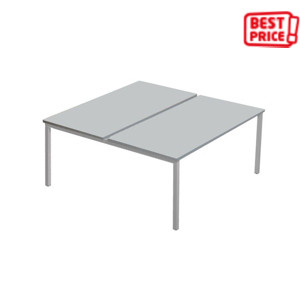 Linea Pronto 2 Postazioni contrapposte, 180 x 164 x 72,5 cm, Piano Grigio, Gambe metalliche Tech Grigio Linea Pronto 2 Postazioni contrapposte, 180 x 164 x 72,5 cm, Piano Grigio, Gambe metalliche Tech Grigio