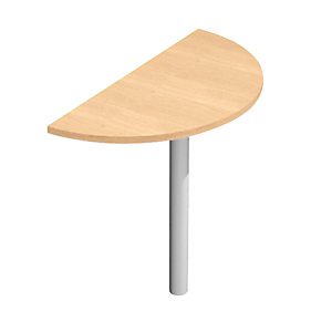 Linea Pronto Estensione per scrivania, cm 80 x 40, Faggio Linea Pronto Estensione per scrivania, cm 80 x 40, Faggio