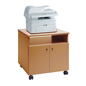 Linea Pronto Mobile porta fotocopiatore, 68 x 53 x 60 cm, Noce chiaro Linea Pronto Mobile porta fotocopiatore, 68 x 53 x 60 cm, Noce chiaro