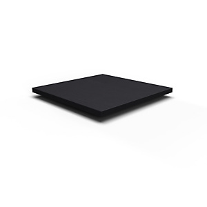 Linea Pronto Piano per scrivania, 80 x 80 cm, Nero venato Linea Pronto Piano per scrivania, 80 x 80 cm, Nero venato