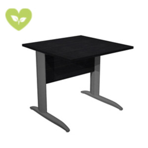 Linea Pronto Portacomputer, 80 x 80 x 72 cm, Piano Nero Venato, Gambe metalliche a L Antracite Opaco Linea Pronto Portacomputer, 80 x 80 x 72 cm, Piano Nero Venato, Gambe metalliche a L Antracite Opaco