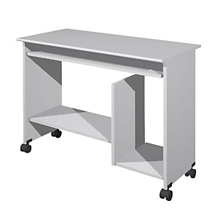 Linea Pronto Portacomputer su ruote con pianetto portatastiera estraibile, 92 x 45 x 76,4 cm, Grigio Linea Pronto Portacomputer su ruote con pianetto portatastiera estraibile, 92 x 45 x 76,4 cm, Grigio