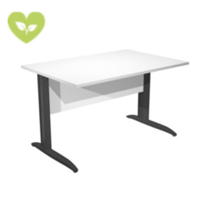 Linea Pronto Scrivania operativa, 120 x 80 x 72 cm, Piano Bianco, Gambe metalliche a L Antracite Opaco Linea Pronto Scrivania operativa, 120 x 80 x 72 cm, Piano Bianco, Gambe metalliche a L Antracite Opaco