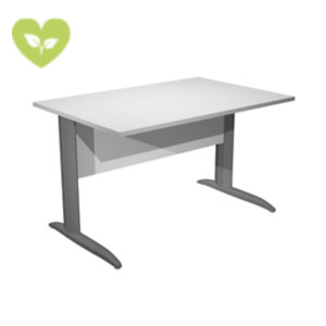 Linea Pronto Scrivania operativa, 120 x 80 x 72 cm, Piano Grigio, Gambe metalliche a L Antracite Opaco Linea Pronto Scrivania operativa, 120 x 80 x 72 cm, Piano Grigio, Gambe metalliche a L Antracite Opaco