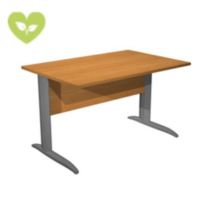 Linea Pronto Scrivania operativa, 120 x 80 x 72 cm, Piano Noce Chiaro, Gambe metalliche a L Antracite Opaco Linea Pronto Scrivania operativa, 120 x 80 x 72 cm, Piano Noce Chiaro, Gambe metalliche a L Antracite Opaco