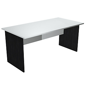 Linea Pronto, Scrivania operativa, 140 x 80 x 72 cm, Bianco/nero Linea Pronto, Scrivania operativa, 140 x 80 x 72 cm, Bianco/nero