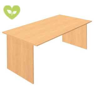 Linea Pronto Scrivania operativa, 140 x 80 x 72 cm, Piano e Fianchi melaminico Faggio Linea Pronto Scrivania operativa, 140 x 80 x 72 cm, Piano e Fianchi melaminico Faggio