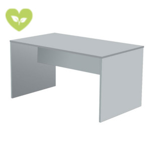 Linea Pronto Scrivania operativa, 140 x 80 x 72 cm, Piano e Fianchi melaminico Grigio Linea Pronto Scrivania operativa, 140 x 80 x 72 cm, Piano e Fianchi melaminico Grigio