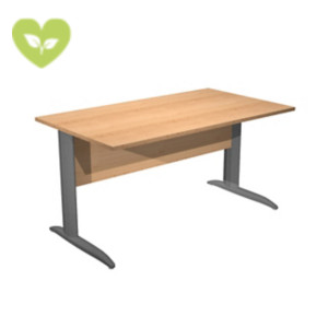 Linea Pronto Scrivania operativa, 140 x 80 x 72 cm, Piano Faggio, Gambe metalliche a L Antracite Opaco Linea Pronto Scrivania operativa, 140 x 80 x 72 cm, Piano Faggio, Gambe metalliche a L Antracite Opaco