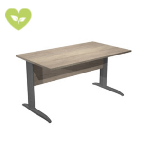 Linea Pronto Scrivania operativa, 140 x 80 x 72 cm, Piano Rovere Canadian, Gambe metalliche a L Antracite Opaco Linea Pronto Scrivania operativa, 140 x 80 x 72 cm, Piano Rovere Canadian, Gambe metalliche a L Antracite Opaco