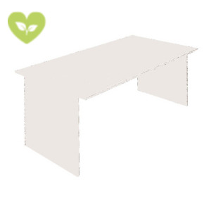 Linea Pronto Scrivania operativa, 160 x 80 x 72 cm, Piano e Fianchi melaminico Bianco Linea Pronto Scrivania operativa, 160 x 80 x 72 cm, Piano e Fianchi melaminico Bianco