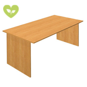 Linea Pronto Scrivania operativa, 160 x 80 x 72 cm, Piano e Fianchi melaminico Noce Chiaro Linea Pronto Scrivania operativa, 160 x 80 x 72 cm, Piano e Fianchi melaminico Noce Chiaro