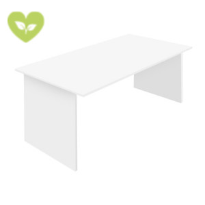 Linea Pronto Scrivania operativa, 180 x 80 x 72 cm, Piano e Fianchi melaminico Bianco Linea Pronto Scrivania operativa, 180 x 80 x 72 cm, Piano e Fianchi melaminico Bianco