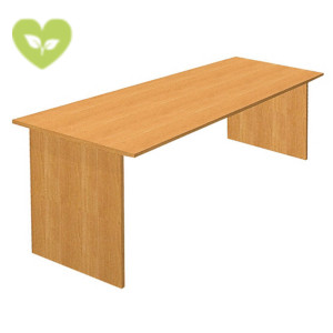 Linea Pronto Scrivania operativa, 180 x 80 x 72 cm, Piano e Fianchi melaminico Noce Chiaro Linea Pronto Scrivania operativa, 180 x 80 x 72 cm, Piano e Fianchi melaminico Noce Chiaro