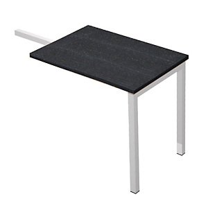 Linea Pronto Tech Ritorno per scrivania, 80 x 60 x 72,5 cm, Nero venato Linea Pronto Tech Ritorno per scrivania, 80 x 60 x 72,5 cm, Nero venato