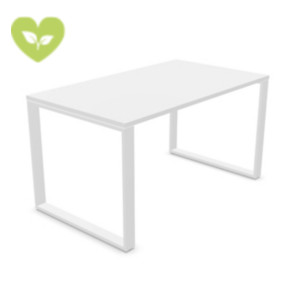 Linea Pure Scrivania operativa, 160 x 80 x 75 cm, Piano Bianco, Gambe metalliche Bianco Linea Pure Scrivania operativa, 160 x 80 x 75 cm, Piano Bianco, Gambe metalliche Bianco