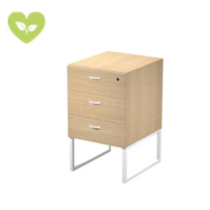 Linea Square Cassettiera 3 cassetti, 41,5 x 50 x 72,2 cm, Cassettiera Rovere, Gambe metalliche Bianca Linea Square Cassettiera 3 cassetti, 41,5 x 50 x 72,2 cm, Cassettiera Rovere, Gambe metalliche Bianca