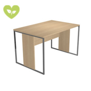 Linea Square Scrivania operativa, 120 x 60 x 74,4 cm, Piano Rovere, Gambe melaminico/metallo Antracite Opaco Linea Square Scrivania operativa, 120 x 60 x 74,4 cm, Piano Rovere, Gambe melaminico/metallo Antracite Opaco