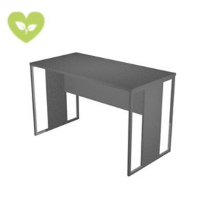 Linea Square Scrivania operativa, 120 x 80 x 74,4 cm, Piano Antracite, Gambe melaminico/metallo Antracite Opaco Linea Square Scrivania operativa, 120 x 80 x 74,4 cm, Piano Antracite, Gambe melaminico/metallo Antracite Opaco