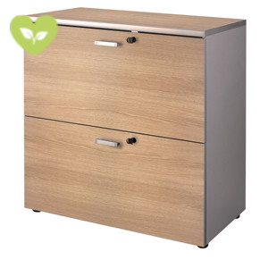 Linea Vertigo Mobile portacartelle, 90 x 45 x 90 cm, Rovere/Grigio Linea Vertigo Mobile portacartelle, 90 x 45 x 90 cm, Rovere/Grigio