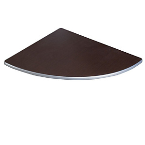 Linea Vertigo Raccordo angolare a 90 gradi, 80 x 80 cm, wenghè<BR> Linea Vertigo Raccordo angolare a 90 gradi, 80 x 80 cm, wenghè<BR>
