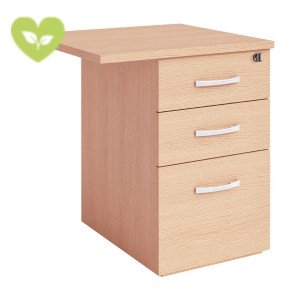 Linea Work Cassettiera classificatore con top laterale, 3 cassetti, 65 x 60 x 73 cm, Rovere Linea Work Cassettiera classificatore con top laterale, 3 cassetti, 65 x 60 x 73 cm, Rovere