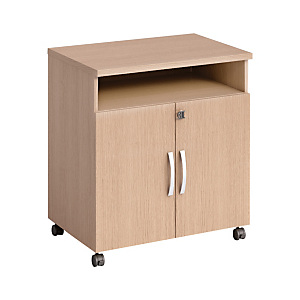 Linea Work Mobile di servizio su ruote, 68 x 52 x 77 cm, Rovere Linea Work Mobile di servizio su ruote, 68 x 52 x 77 cm, Rovere
