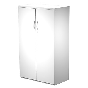 Linea Work Mobile medio con ante battenti, 80 x 45 x 136 cm, Bianco Linea Work Mobile medio con ante battenti, 80 x 45 x 136 cm, Bianco