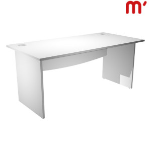 Linea Work Scrivania operativa, 140 x 80 x 73 cm, Piano e Fianchi in melaminico Bianco Linea Work Scrivania operativa, 140 x 80 x 73 cm, Piano e Fianchi in melaminico Bianco