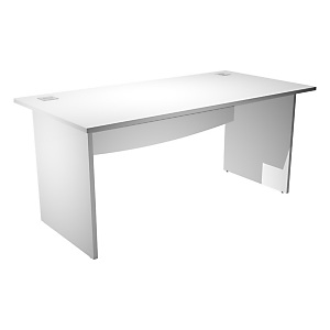 Linea Work Scrivania operativa, Fianchi in melaminico, cm 140 x 80 x 73 h, Bianco Linea Work Scrivania operativa, Fianchi in melaminico, cm 140 x 80 x 73 h, Bianco