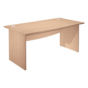 Linea Work Scrivania operativa, Fianchi in melaminico, cm 180 x 80 x 73 h, Rovere Linea Work Scrivania operativa, Fianchi in melaminico, cm 180 x 80 x 73 h, Rovere