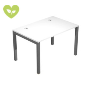 Linea Work Space Scrivania operativa, 120 x 80 x 74,6 cm, Piano Bianco, Gambe metalliche Antracite Linea Work Space Scrivania operativa, 120 x 80 x 74,6 cm, Piano Bianco, Gambe metalliche Antracite