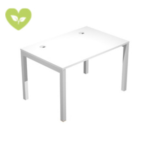 Linea Work Space Scrivania operativa, 120 x 80 x 74,6 cm, Piano Bianco, Gambe metalliche Grigie Linea Work Space Scrivania operativa, 120 x 80 x 74,6 cm, Piano Bianco, Gambe metalliche Grigie