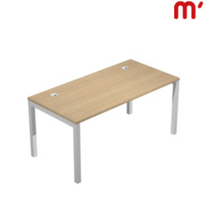 Linea Work Space Scrivania operativa, 180 x 80 x 74,6 cm, Piano Rovere, Gambe metalliche Grigie Linea Work Space Scrivania operativa, 180 x 80 x 74,6 cm, Piano Rovere, Gambe metalliche Grigie