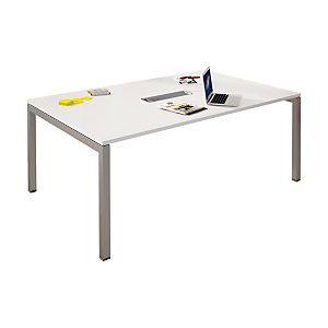 Linea Work Tavolo riunioni rettangolare, 160 x 120 x 73 h, Bianco Linea Work Tavolo riunioni rettangolare, 160 x 120 x 73 h, Bianco