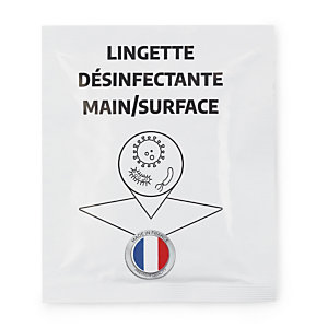 Lingette rince-doigts hydroalcoolique