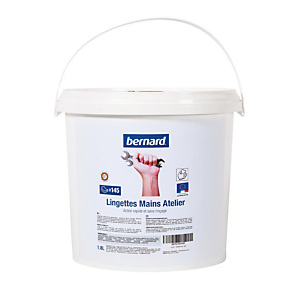Lingettes atelier mains Bernard, le seau de 145 lingettes Lingettes atelier mains Bernard, le seau de 145 lingettes