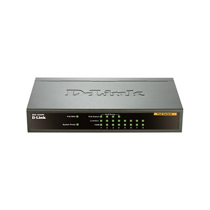 D-Link DES-1008PA, No administrado, Fast Ethernet (10/100), Energía sobre Ethernet (PoE) - 1