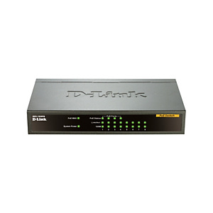 D-Link DES-1008PA, No administrado, Fast Ethernet (10/100), Energía sobre Ethernet (PoE) D-Link DES-1008PA, No administrado, Fast Ethernet (10/100), Energía sobre Ethernet (PoE)