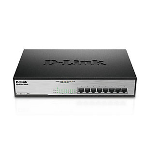 D-Link DGS-1008MP, No administrado, Gigabit Ethernet (10/100/1000), Bidireccional completo (Full duplex), Energía sobre Ethernet (PoE), Montaje en rack, 1U