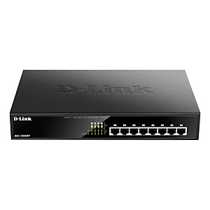 D-Link DGS-1008MP, Non-géré, Gigabit Ethernet (10/100/1000), Full duplex, Connexion Ethernet, supportant l'alimentation via ce port (PoE), Grille de m D-Link DGS-1008MP, Non-géré, Gigabit Ethernet (10/100/1000), Full duplex, Connexion Ethernet, supportant l'alimentation via ce port (PoE), Grille de m