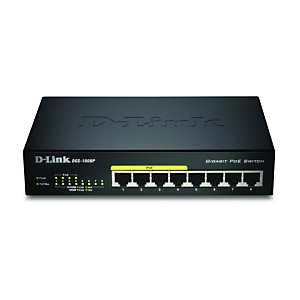 D-Link DGS-1008P/E, No administrado, L2, Bidireccional completo (Full duplex), Energía sobre Ethernet (PoE) D-Link DGS-1008P/E, No administrado, L2, Bidireccional completo (Full duplex), Energía sobre Ethernet (PoE)