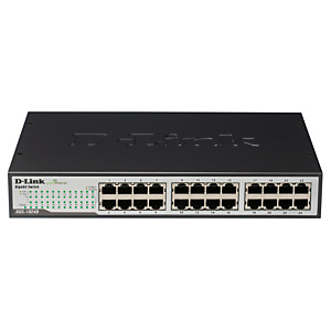 D-Link DGS 1024D - switch - 24 porte - unmanaged - montabile su rack